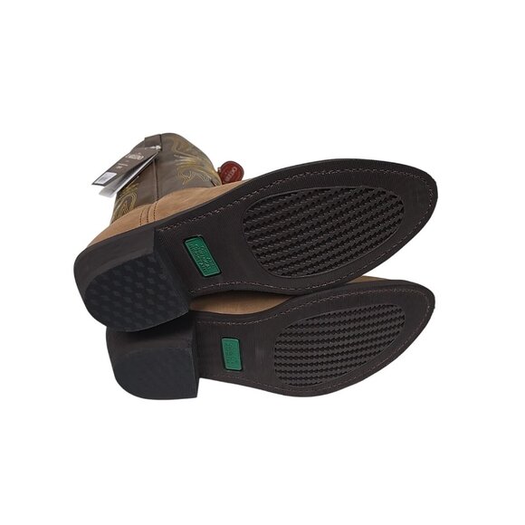 Laredo Men's 12" Paris Western Cowboy Boot 4242 Brown Size 10D - Picture 5 of 6